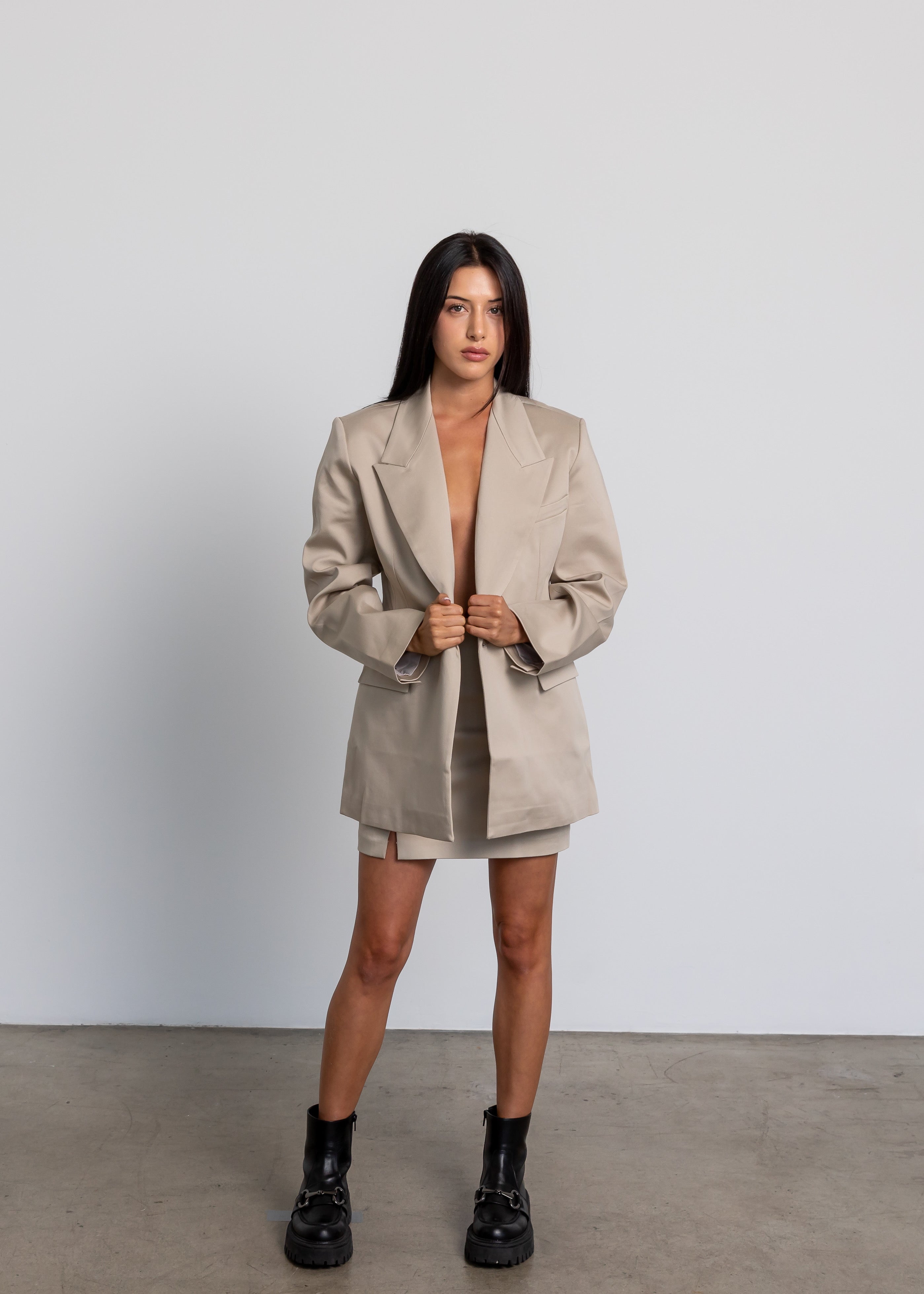 Bossy Beige Blazer