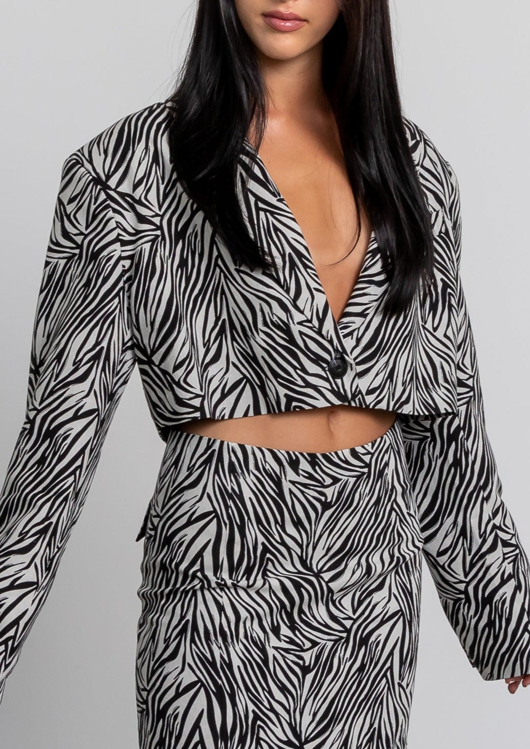 Zebra Ash Blazer