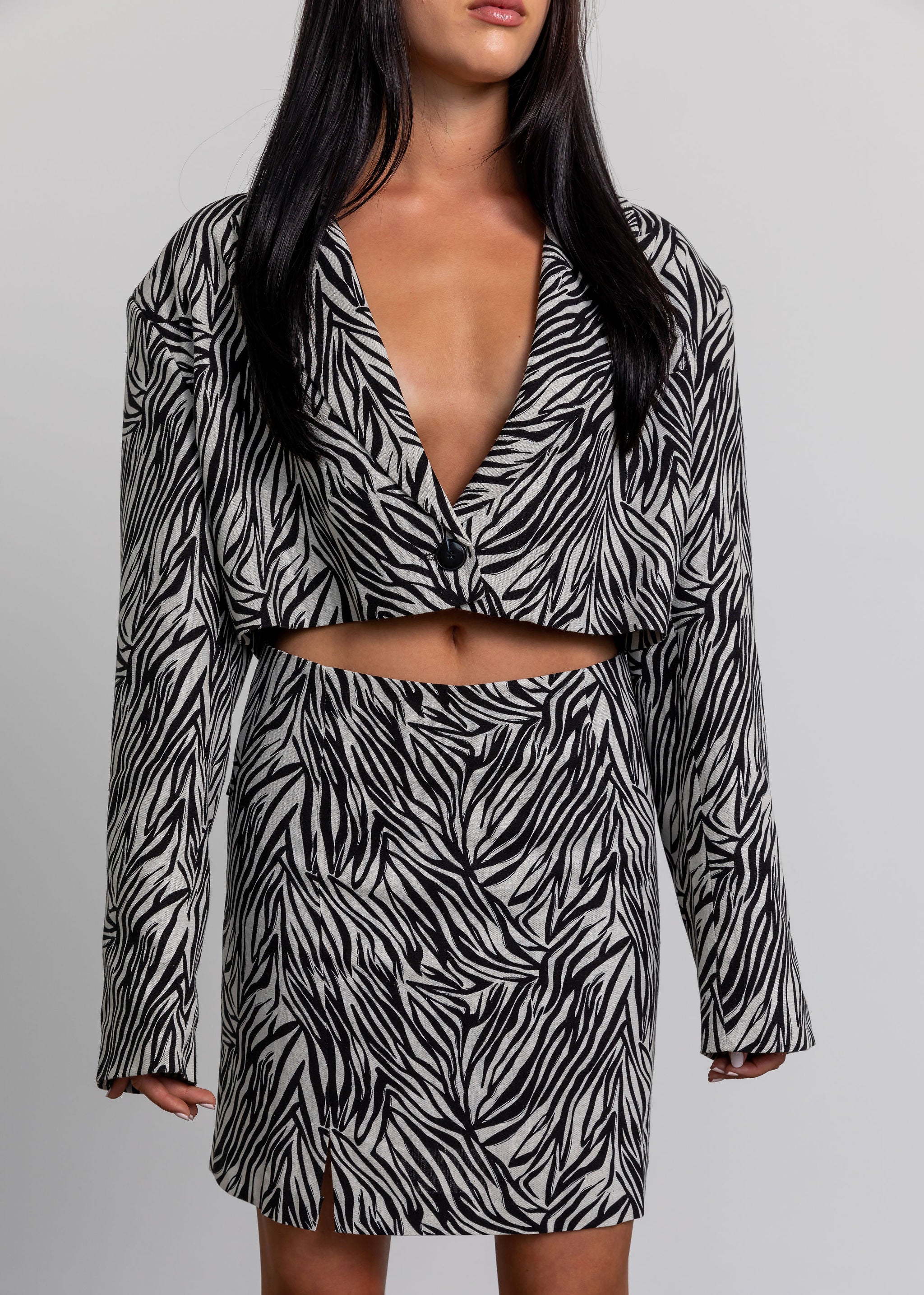 Zebra Ash Blazer