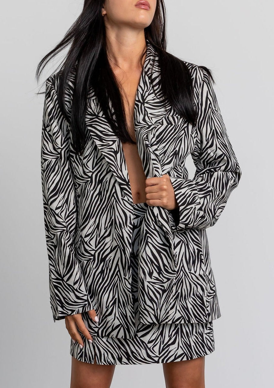 Bossy Zebra Blazer