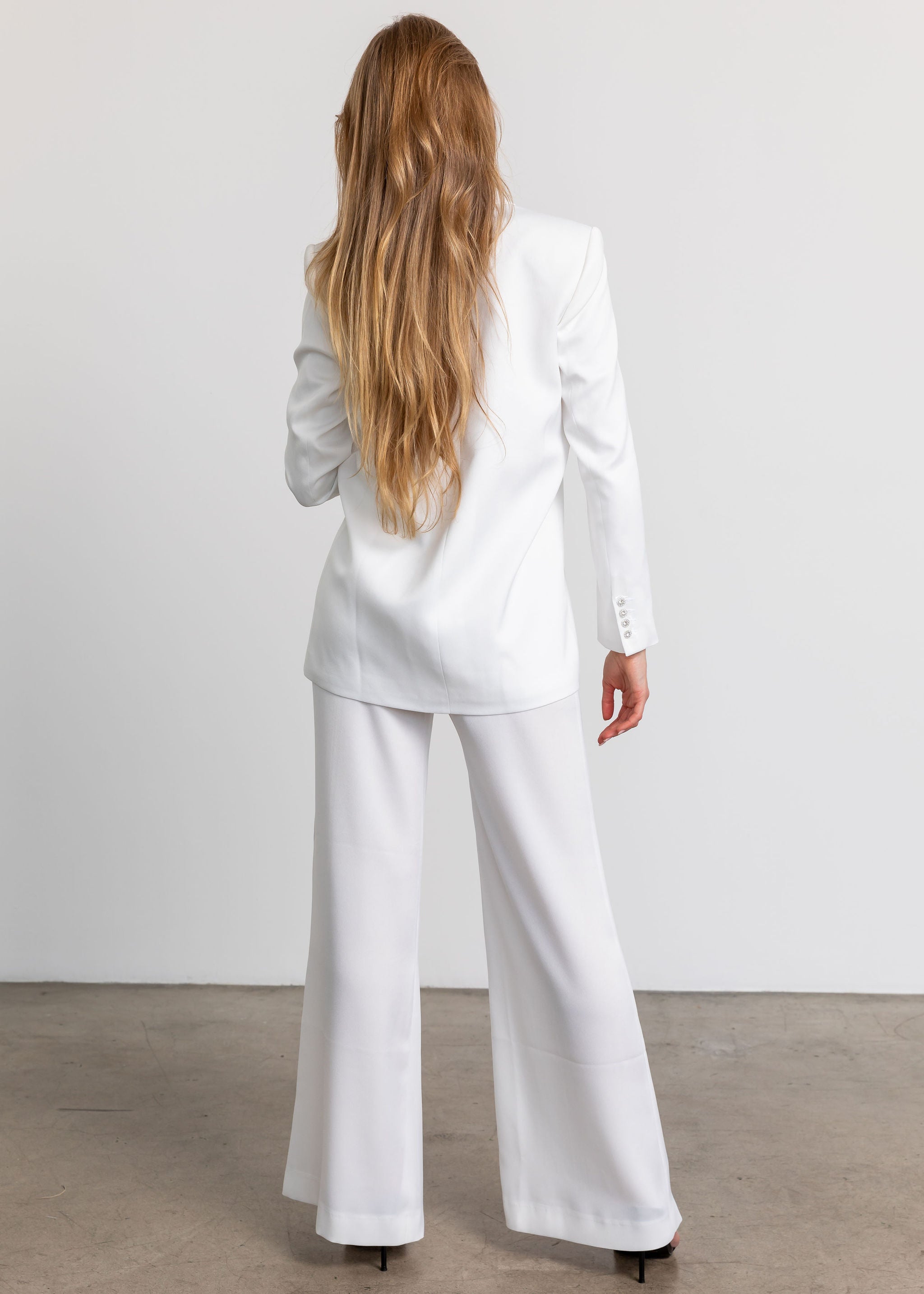 White Wild Trousers